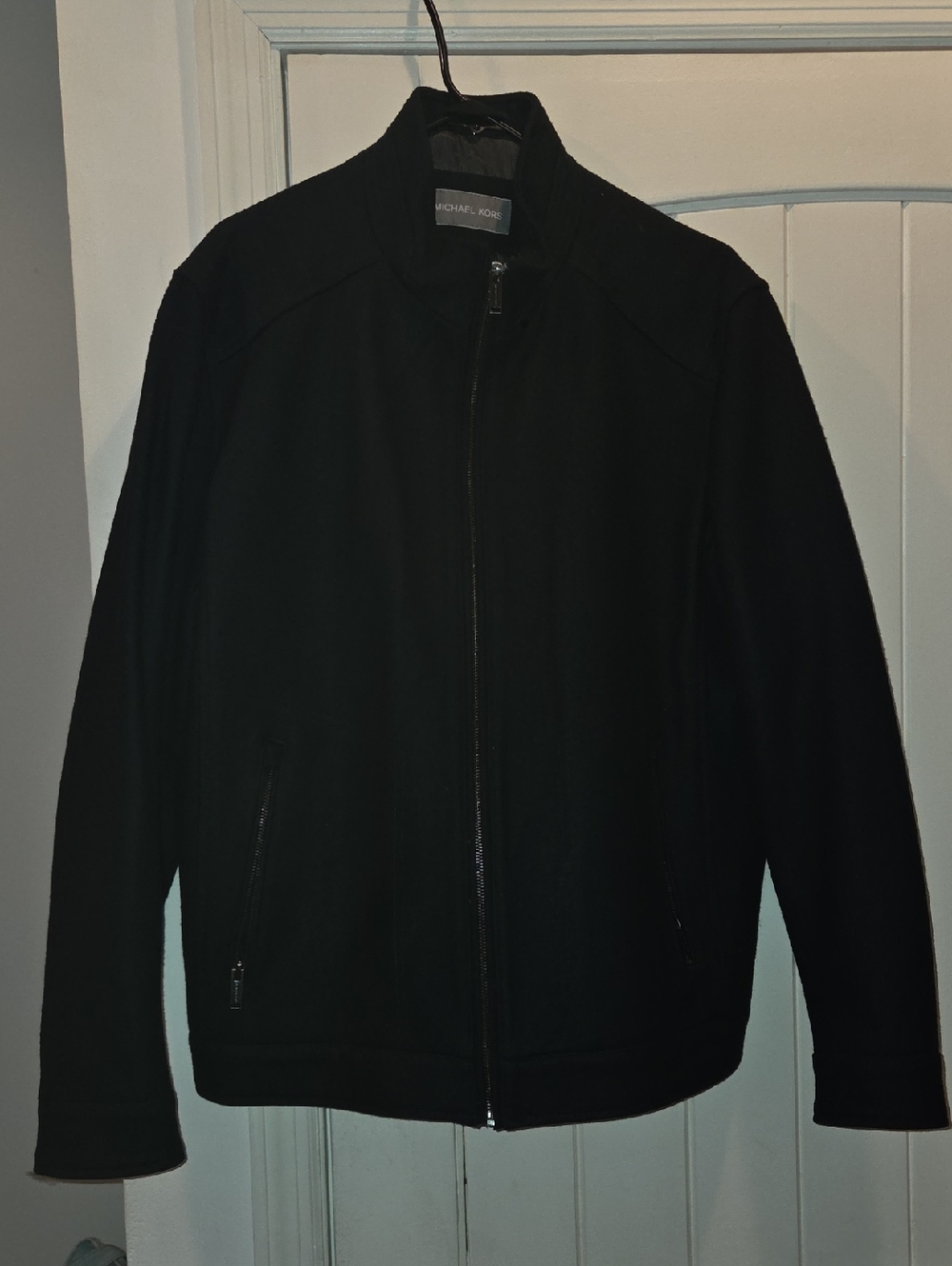 Michael Kors Men's Black Lightweight Zip Jacket